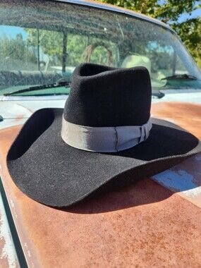 American Hat Co Vintage Felt Cowboy Hat 6 3/4